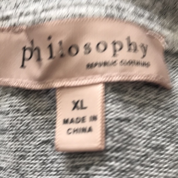 Philosophy long bell sleeves top xl - Picture 2 of 2